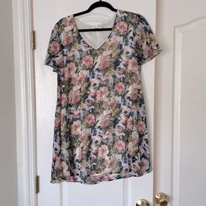 Adrienne Floral Shift dress size small